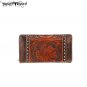TR72-W010 Trinity Ranch Tooled Collection Secretary Style Wallet