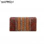 TR70-W010 Trinity Ranch Tooled Collection Secretary Style Wallet
