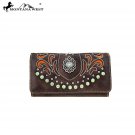 MW725-W018 Montana West Concho Collection Wallet/Wristlet