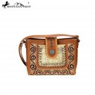 MW718-8360 Montana West Tooled Collection Crossbody Bag