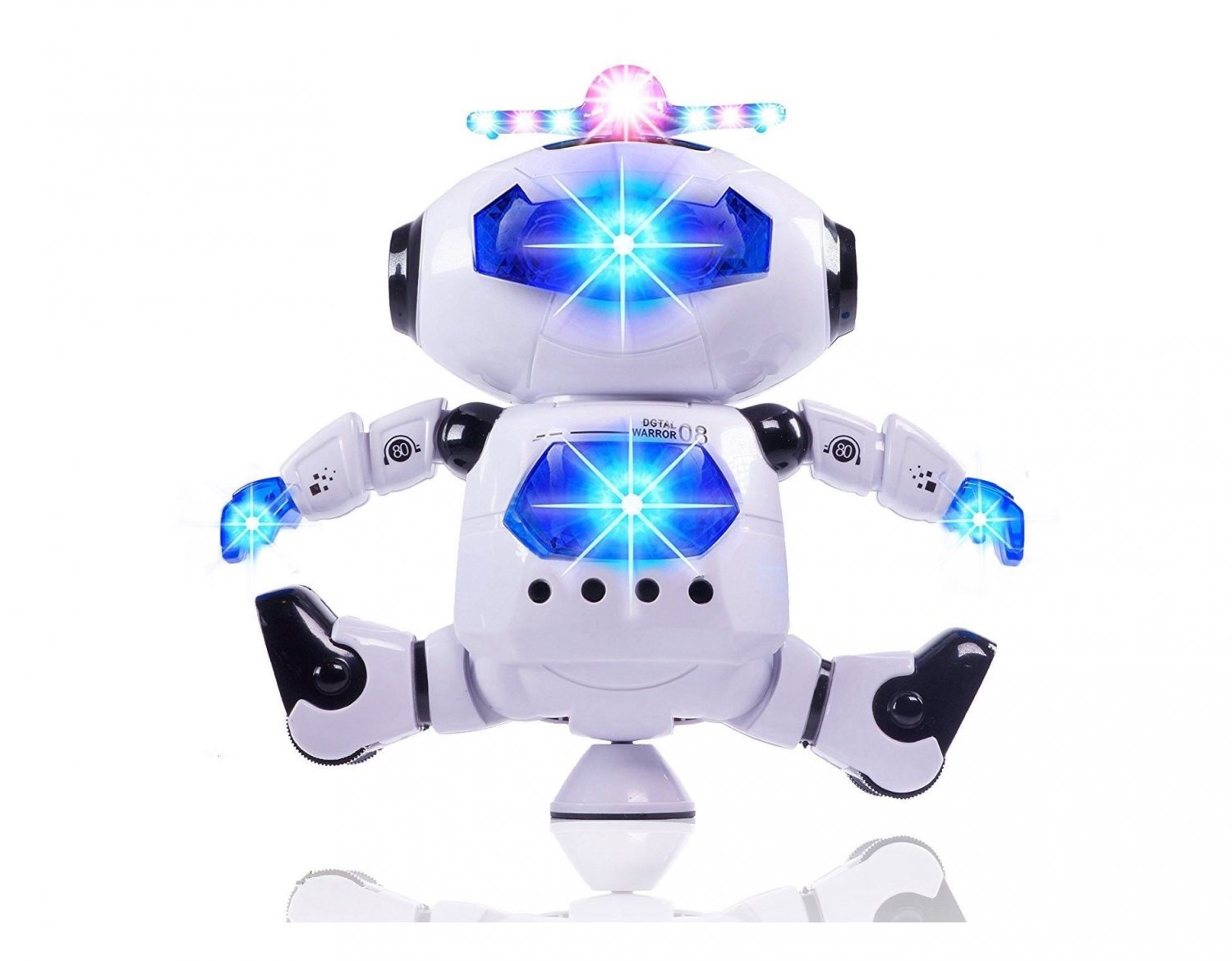 electronic walking dancing robot toy