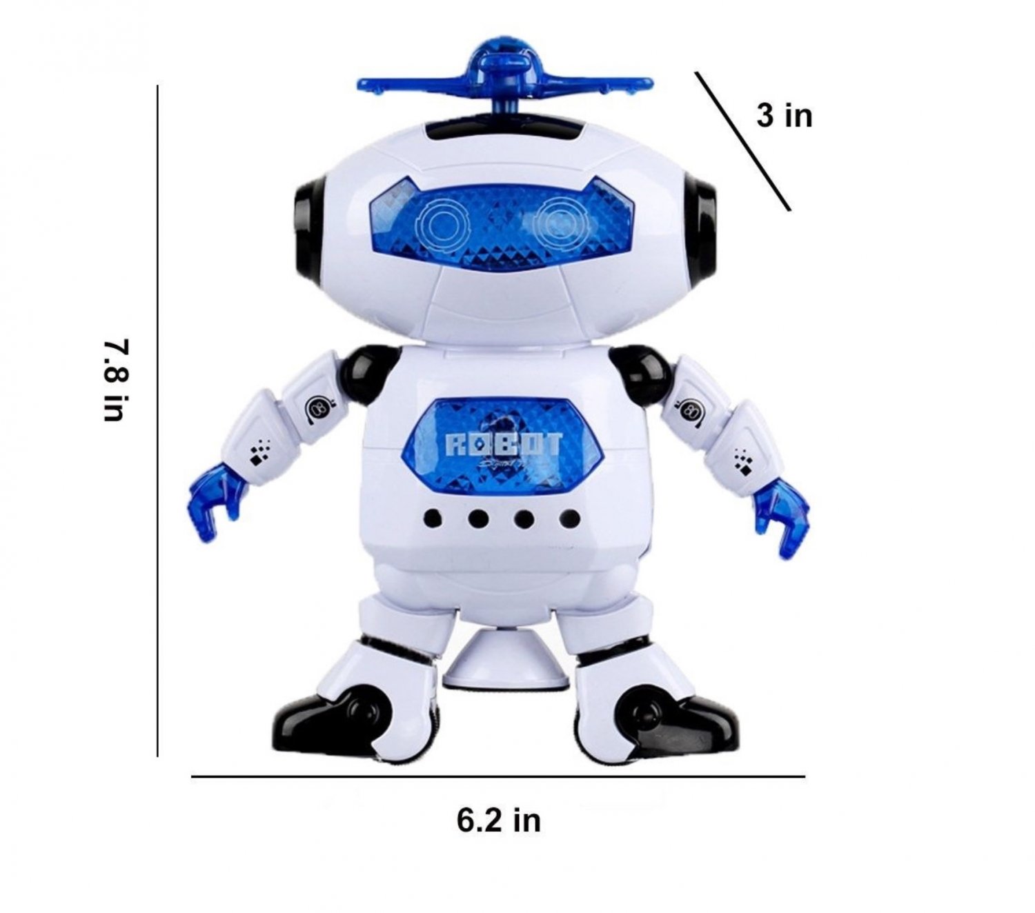 electronic walking dancing robot toy