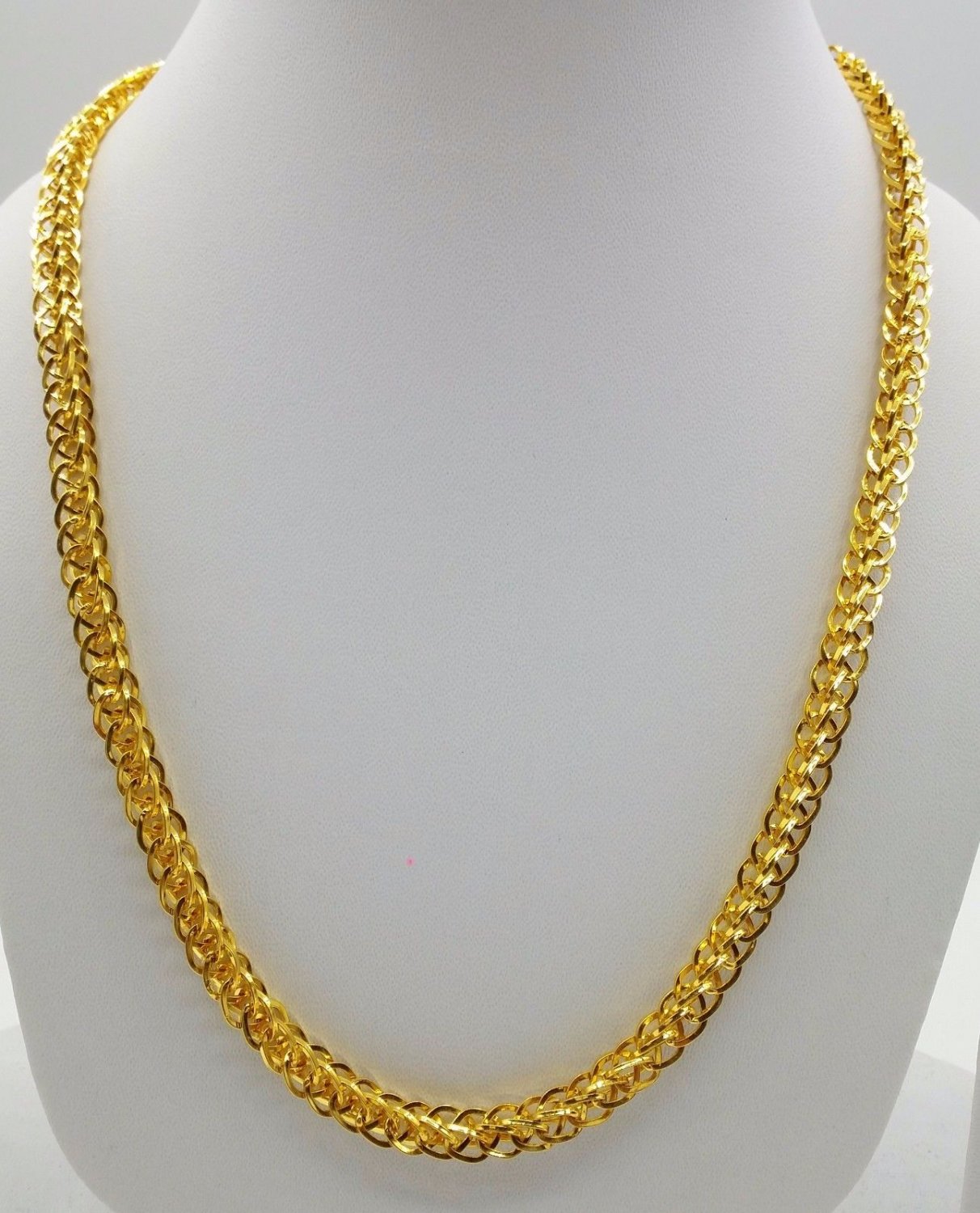 GOLD CHAIN 22K 916 HALLMARKED HOLLOW BROAD CHAIN PATTERN NEW PATTERN ...