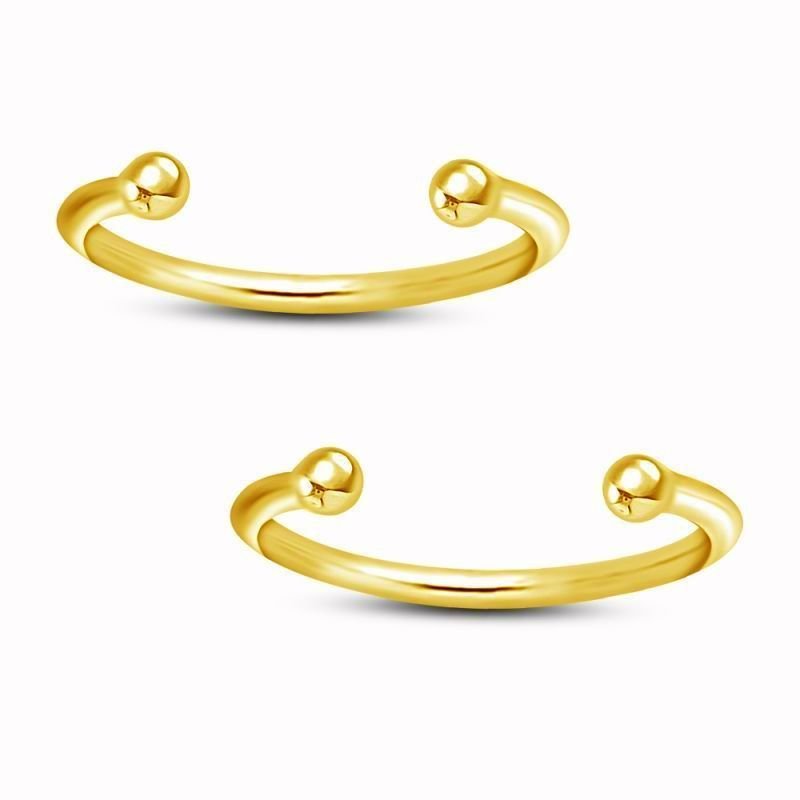 20K SOLID YELLOW GOLD WOMEN'S TOE RING SIZE 15 SELECT YOUR SIZE USE DAILY