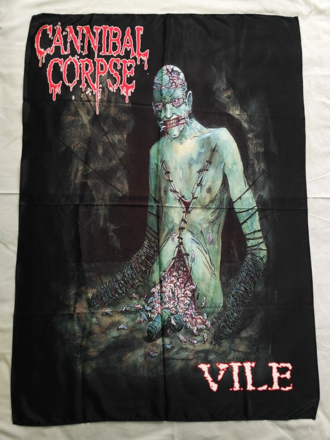 CANNIBAL CORPSE - Vile FLAG cloth poster Banner Death METAL Morbid Angel