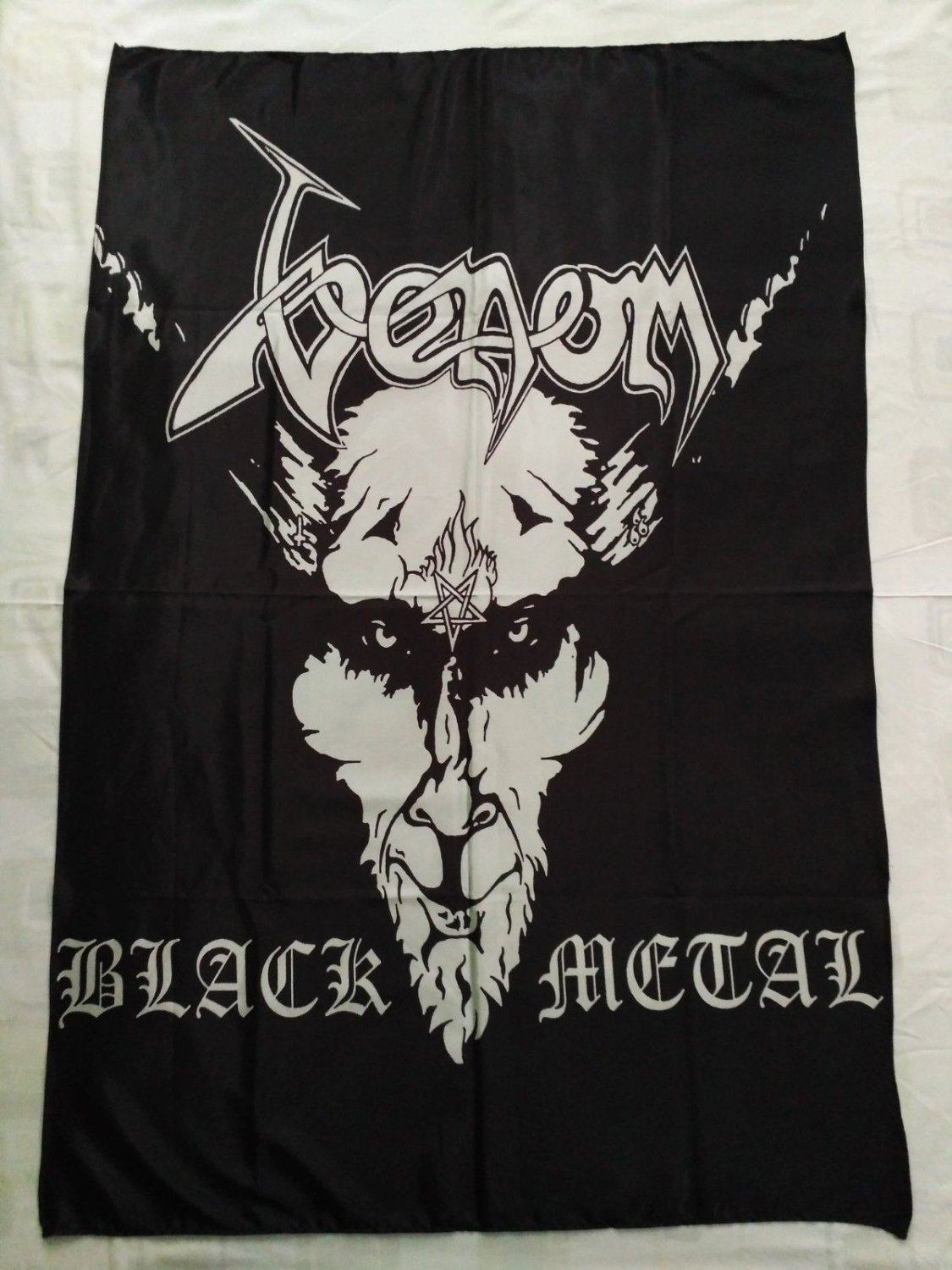 VENOM - Black Metal FLAG cloth poster Banner Heavy black METAL Cronos Mantas Abaddon