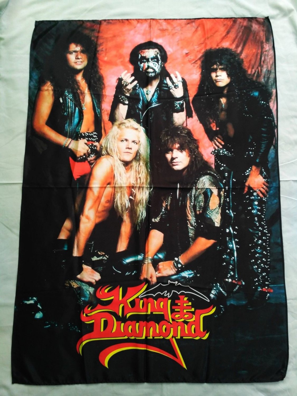 KING DIAMOND - Band FLAG Heavy METAL cloth poster Mercyful Fate