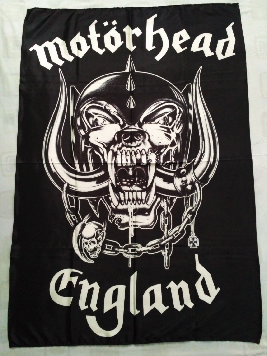 MOTORHEAD - England FLAG cloth POSTER Heavy METAL Rock n roll Lemmy Kilmister