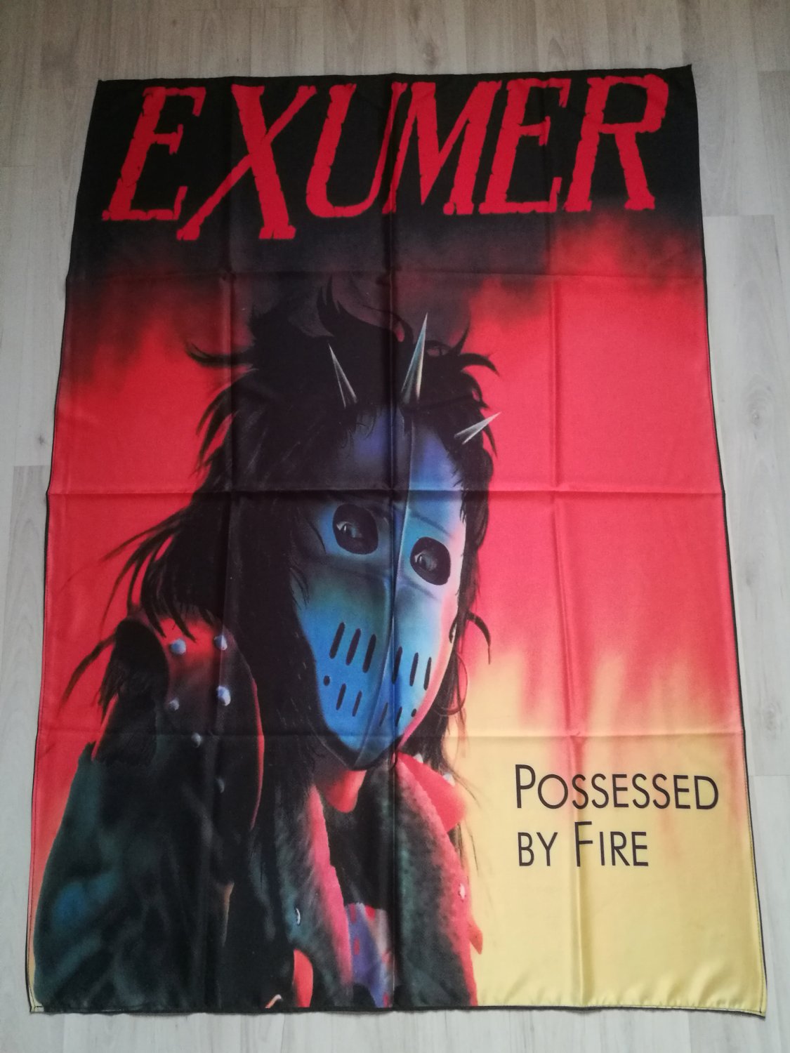 EXUMER - Possessed by fire FLAG Heavy death metal cloth poster