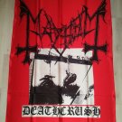 MAYHEM - Deathcrush FLAG Black metal cloth poster Burzum Euronymous