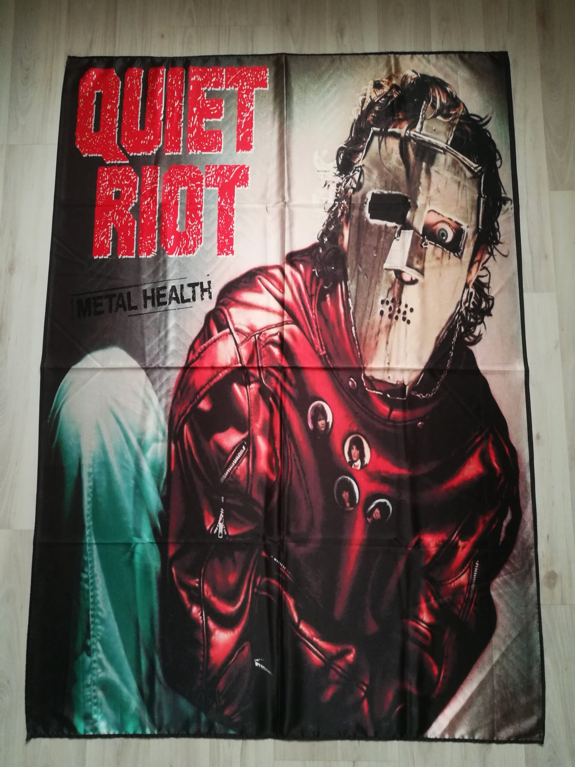 QUIET RIOT - Metal health FLAG cloth POSTER Banner Heavy METAL Bang your heads