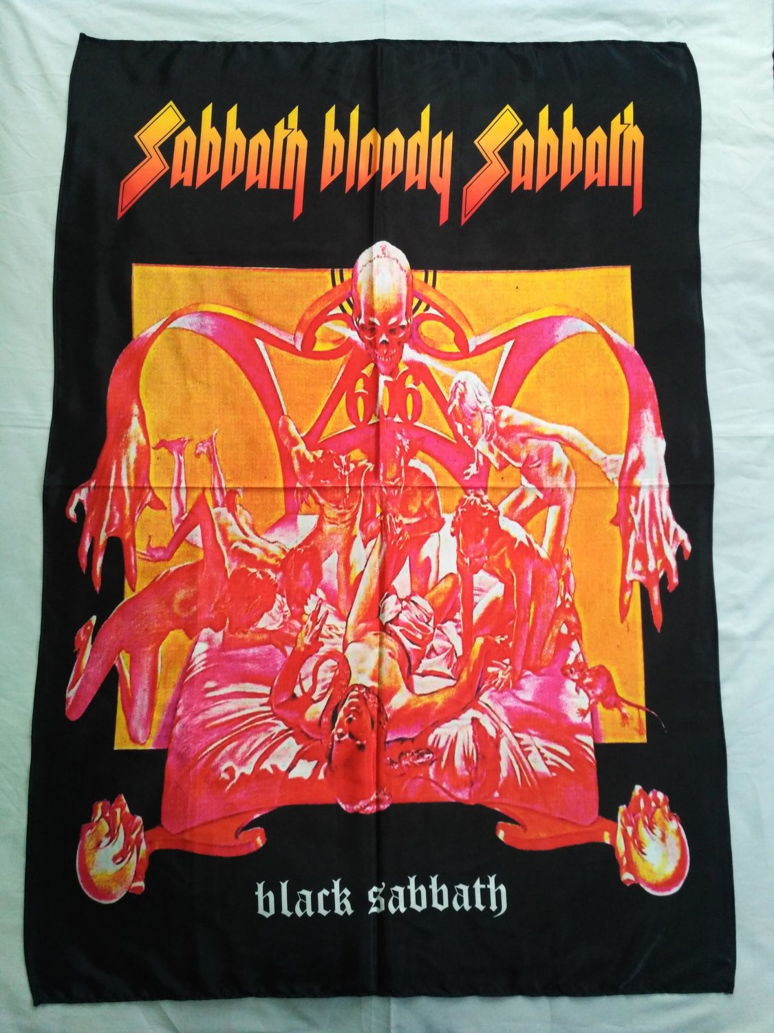 BLACK SABBATH - Sabbath bloody sabbath FLAG cloth POSTER Banner Heavy METAL Ozzy