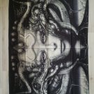 H.R. GIGER - Li I FLAG cloth poster Cyberpunk Contemporary art Lovecraft