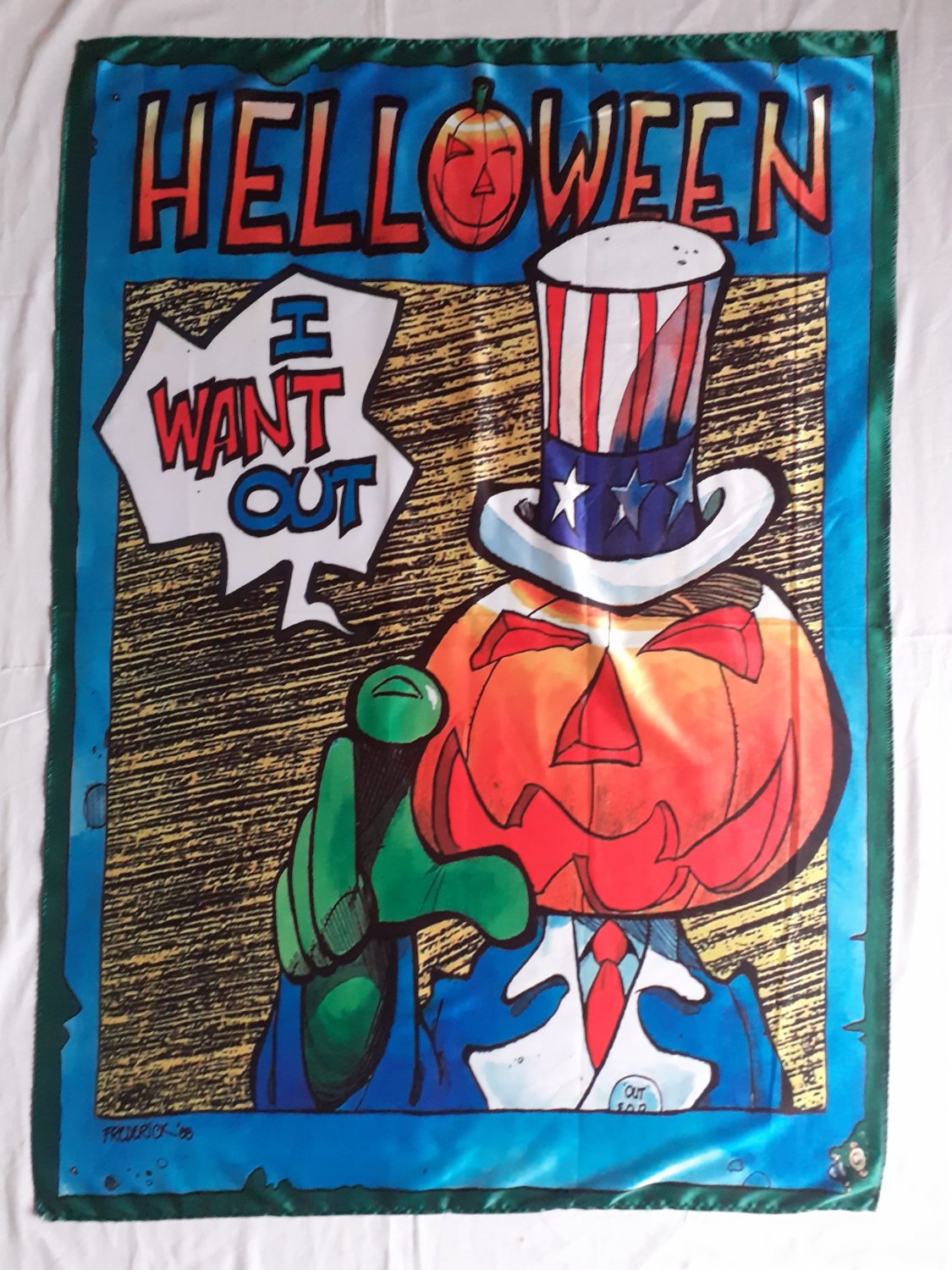 HELLOWEEN - I want out FLAG cloth POSTER Banner Heavy Power METAL Edguy