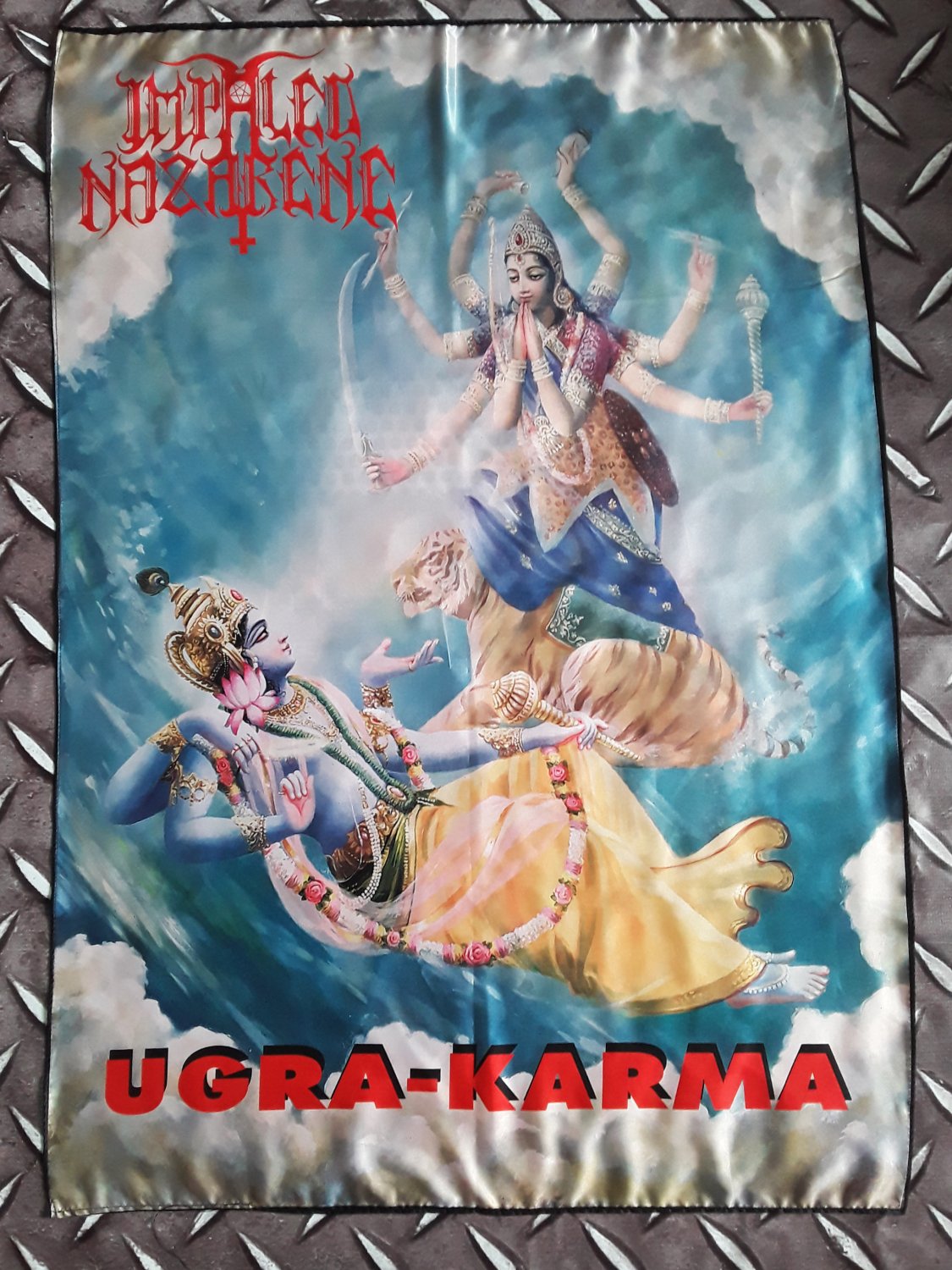 IMPALED NAZARENE - Ugra Karma FLAG cloth POSTER Banner Death Black METAL Burzum