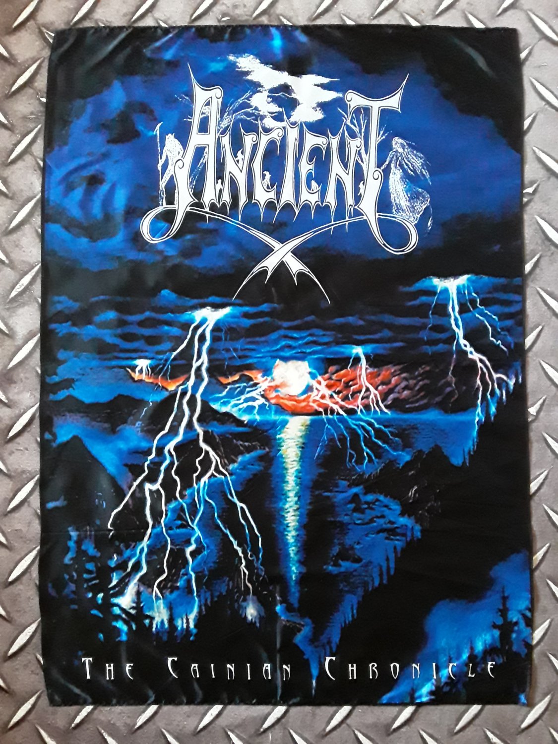 ANCIENT - The Cainian chronicle FLAG Heavy death black metal cloth poster