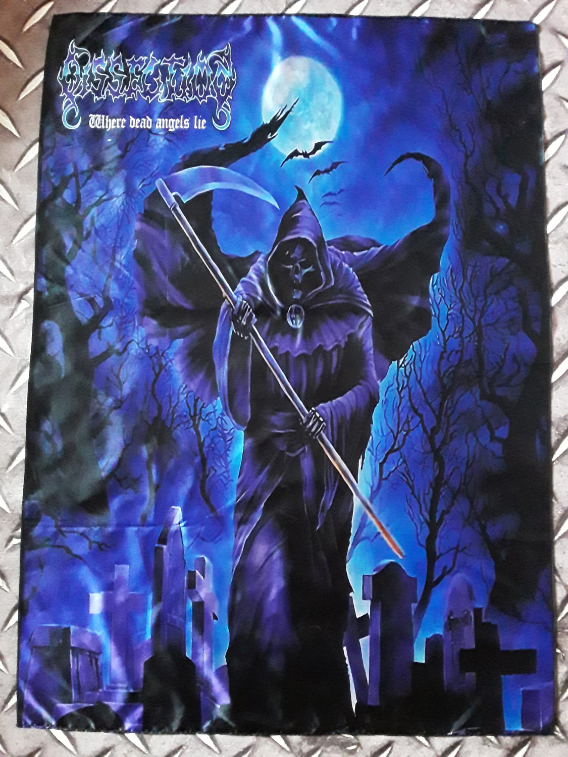 DISSECTION - Where dead angels lie FLAG Poster Banner Melodic Death METAL