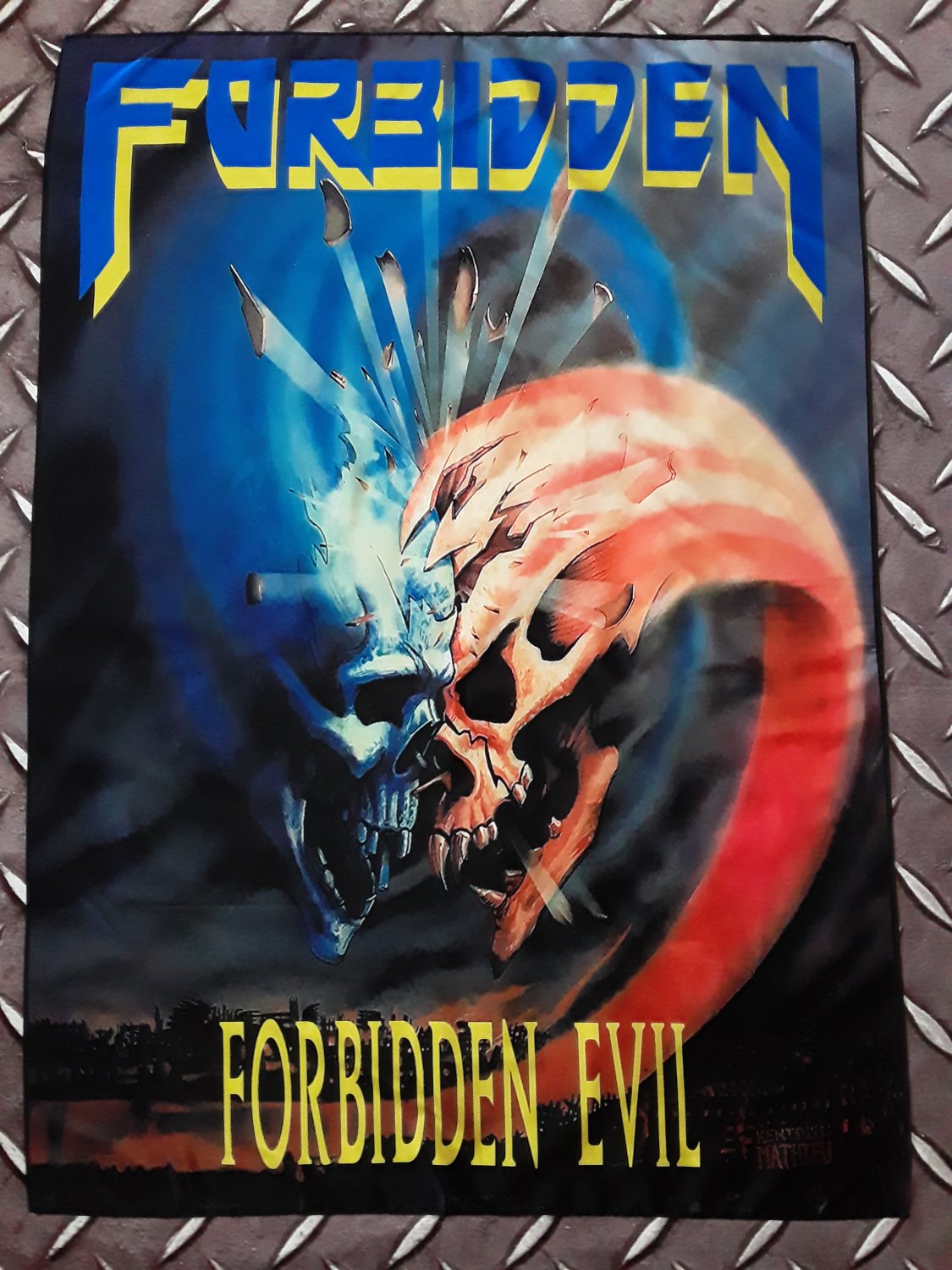 FORBIDDEN - Forbidden evil FLAG Heavy thrash death metal cloth poster