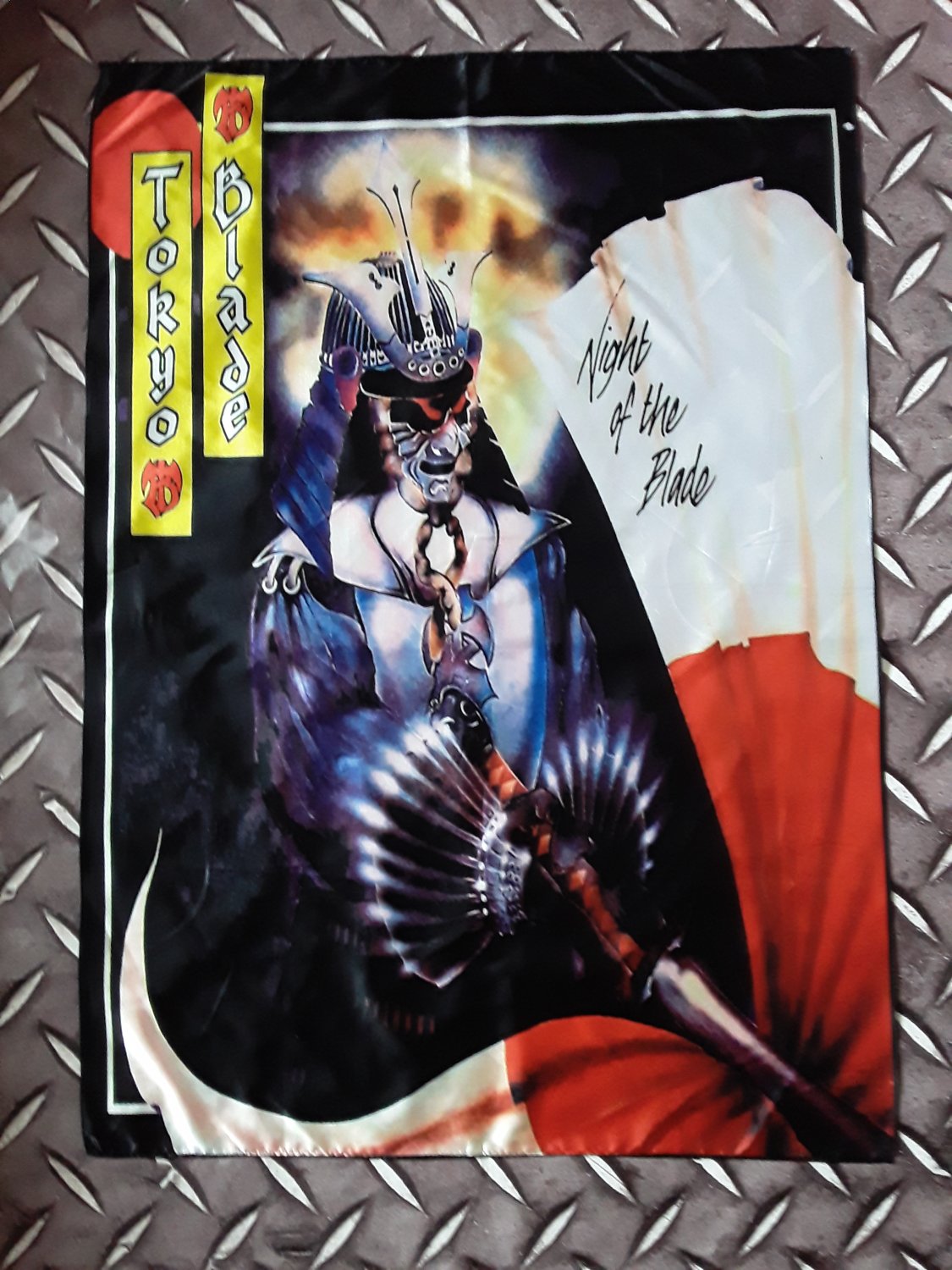 TOKYO BLADE - Night of the blade FLAG cloth POSTER Banner Heavy METAL NWOBHM