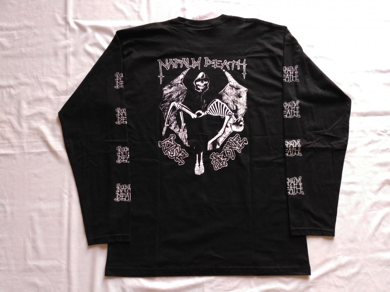 NAPALM DEATH - Scum Long sleeve shirt Black (L) NEW Death Metal Grindcore