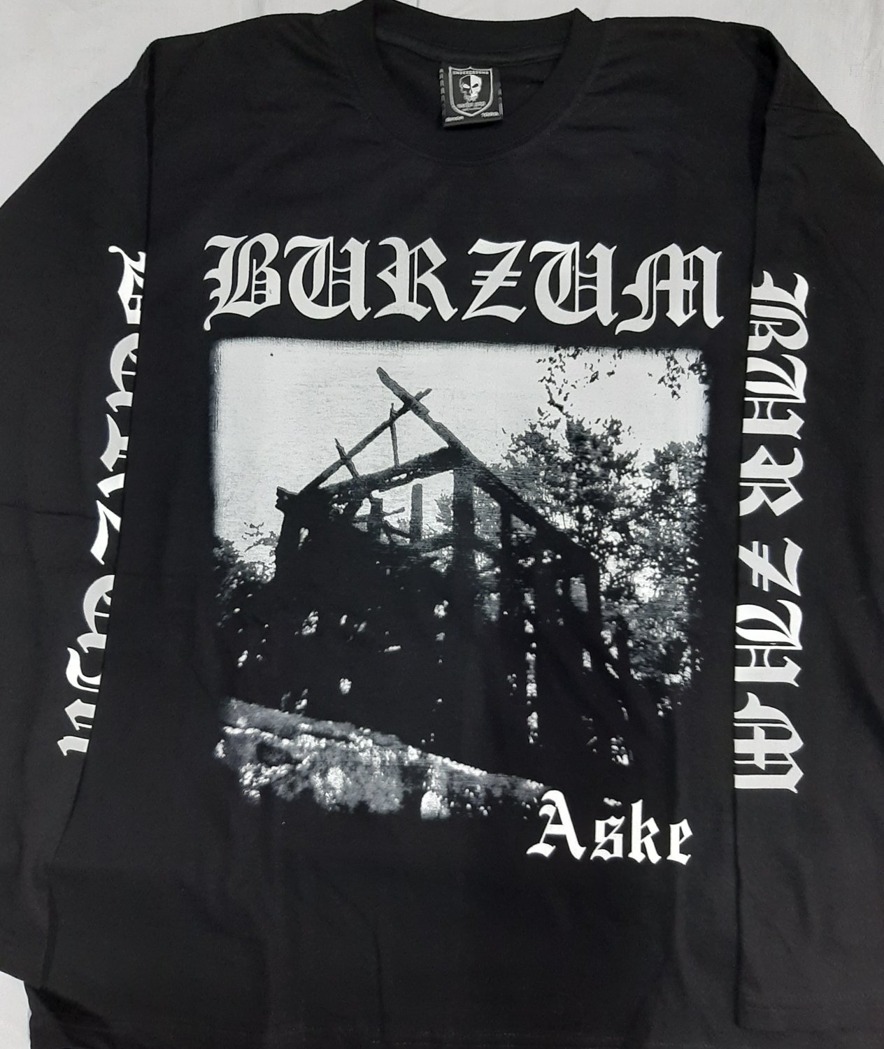 BURZUM - Aske Long Sleeve Shirt Black (L) NEW Black Metal Euronymous ...