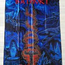 Bathory - Blood on ice FLAG Heavy Black Viking metal cloth poster Quorthon