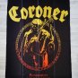CORONER - Punishment for decadence POSTER FLAG Thrash metal cloth poster banner