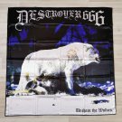 DESTROYER 666 - Unchain the wolves FLAG Black metal cloth poster Banner Burzum