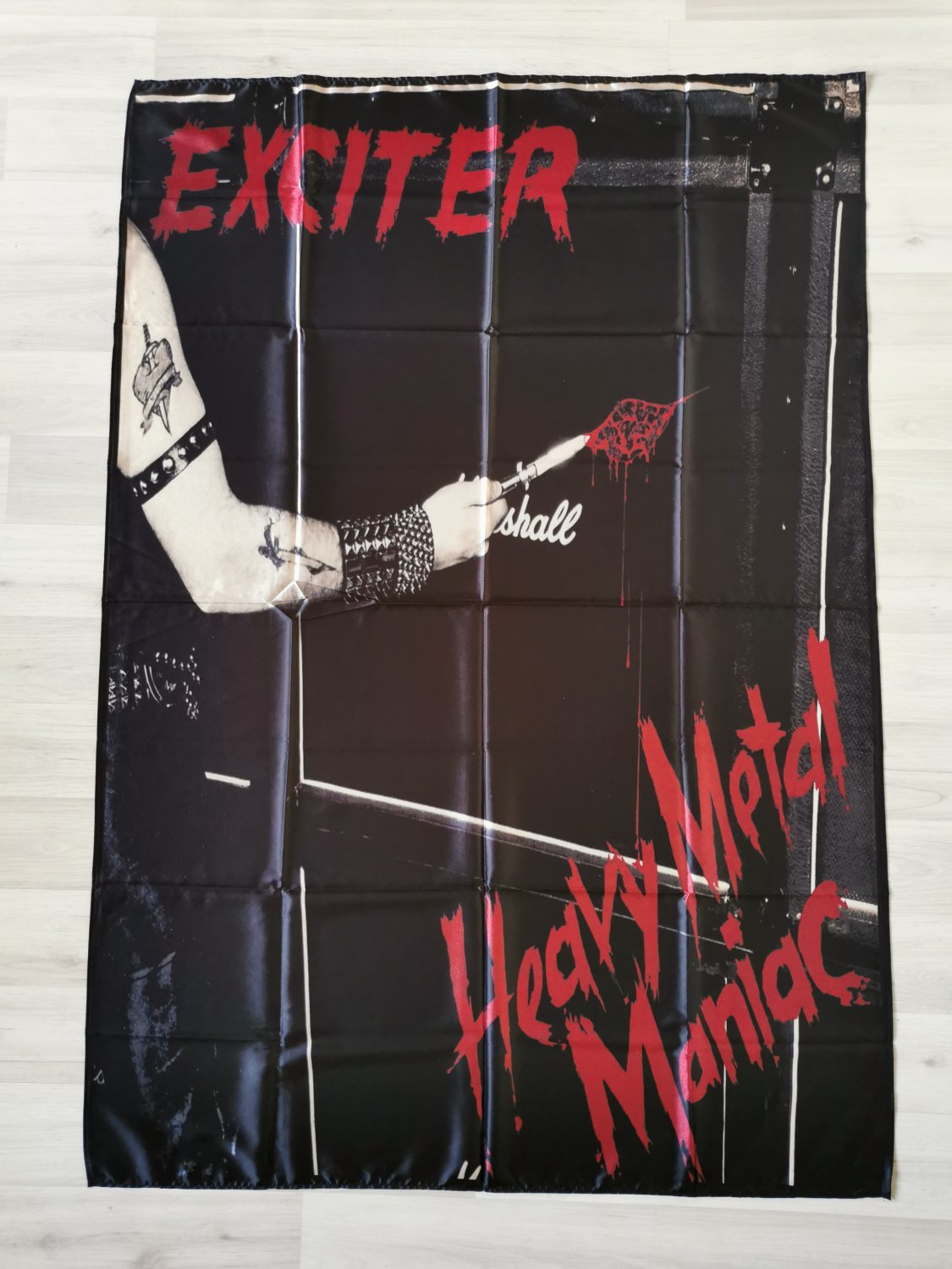 EXCITER - Heavy metal maniac FLAG Thrash metal cloth poster
