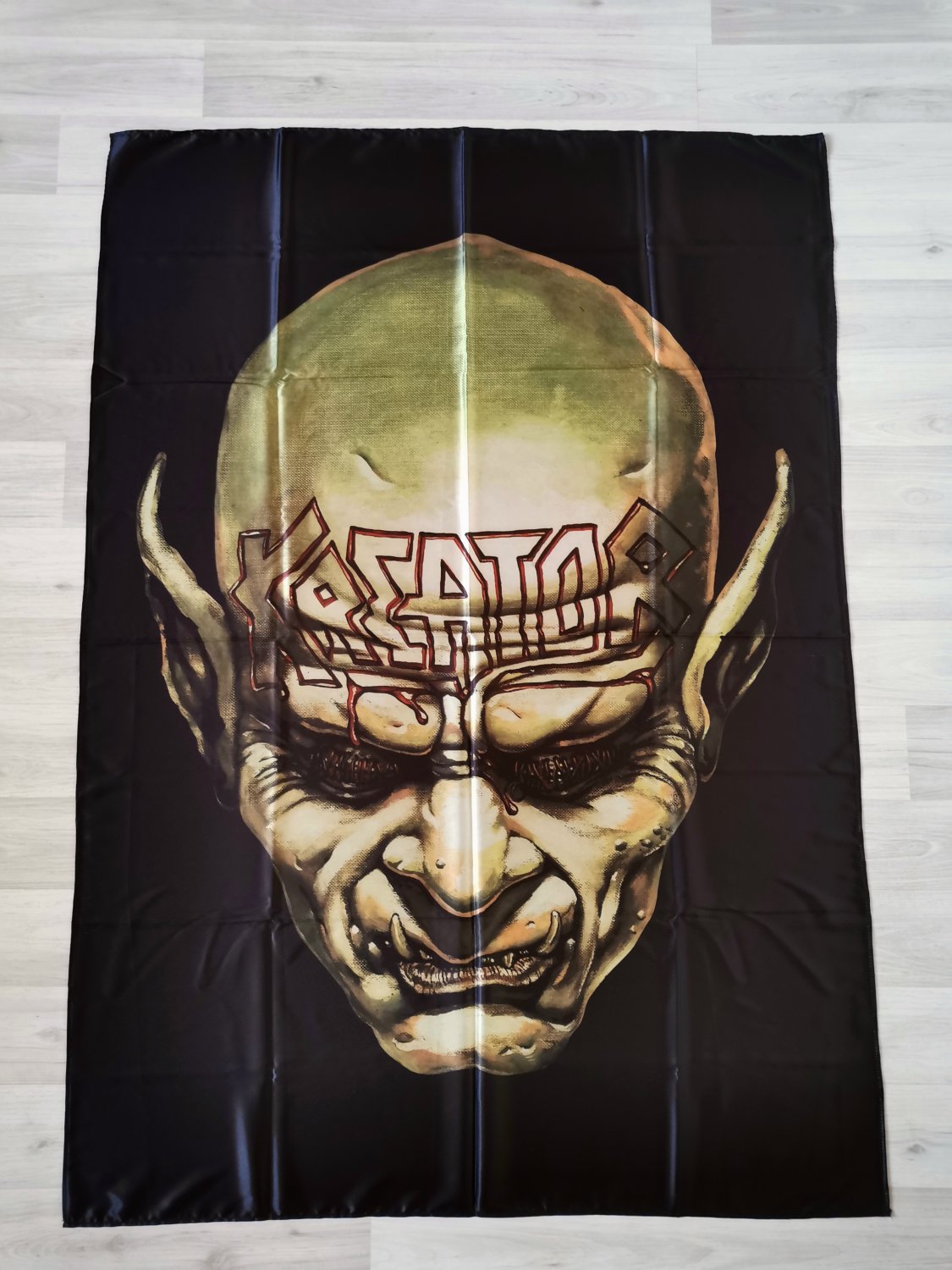 KREATOR - Behind the mirror FLAG Thrash metal cloth poster teutonic metal Sodom