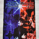 KING DIAMOND - Mercyful Fate FLAG cloth POSTER Banner Heavy METAL NWOBHM