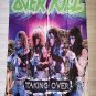OVERKILL - Taking over FLAG cloth poster Banner Thrash metal Speed metal Exodus Anthrax