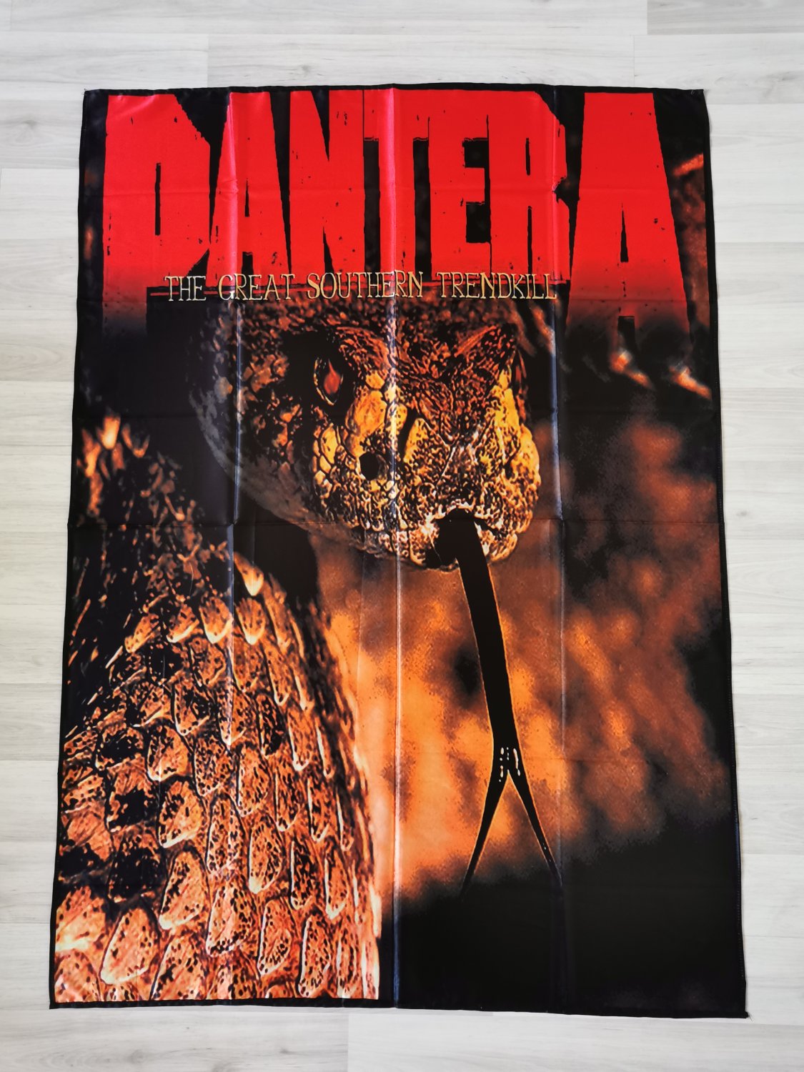 PANTERA - The great southern trendkill FLAG cloth poster Groove metal Phil Anselmo Darrel Dimebag