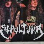SEPULTURA - Band old photo FLAG Cloth poster Banner Thrash metal Cavalera brazilian metal