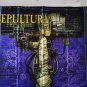 SEPULTURA - Chaos A.D. FLAG cloth poster Brazilian thrash metal Cavalera