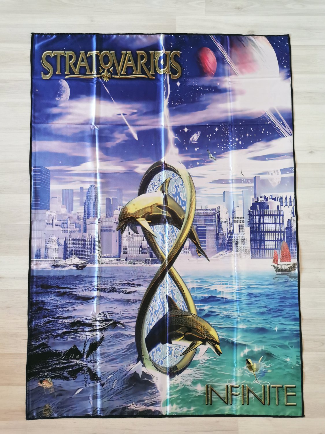 STRATOVARIUS - Infinite FLAG cloth poster Banner Finnish power metal Sonata Arctica