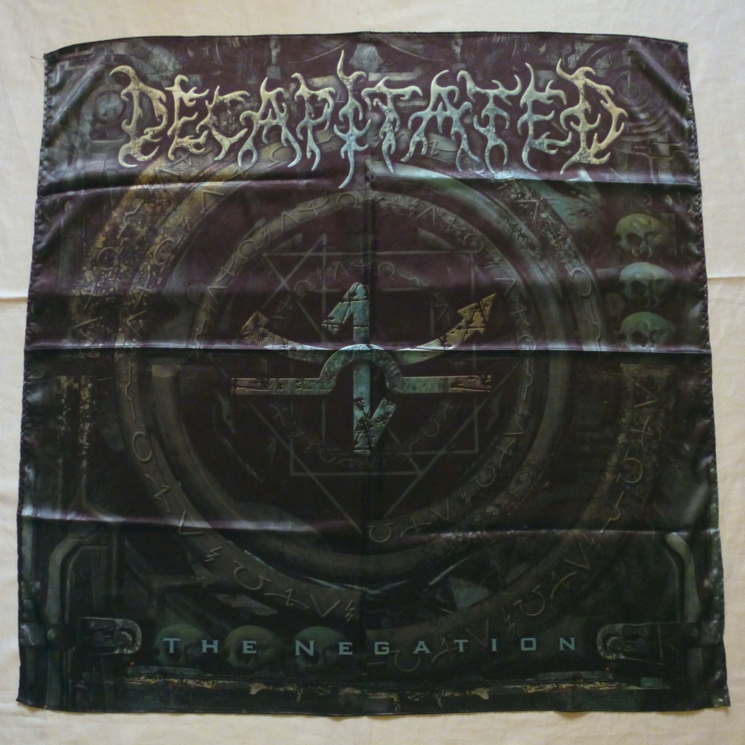 DECAPITATED - The Negation FLAG cloth Poster Banner 3'x3' Death METAL