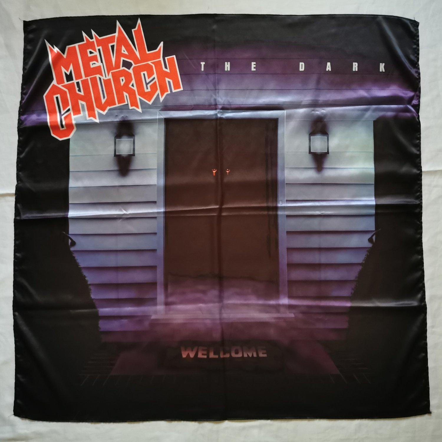 METAL CHURCH - The dark FLAG cloth Poster Banner 3'x3' Heavy Thrash METAL