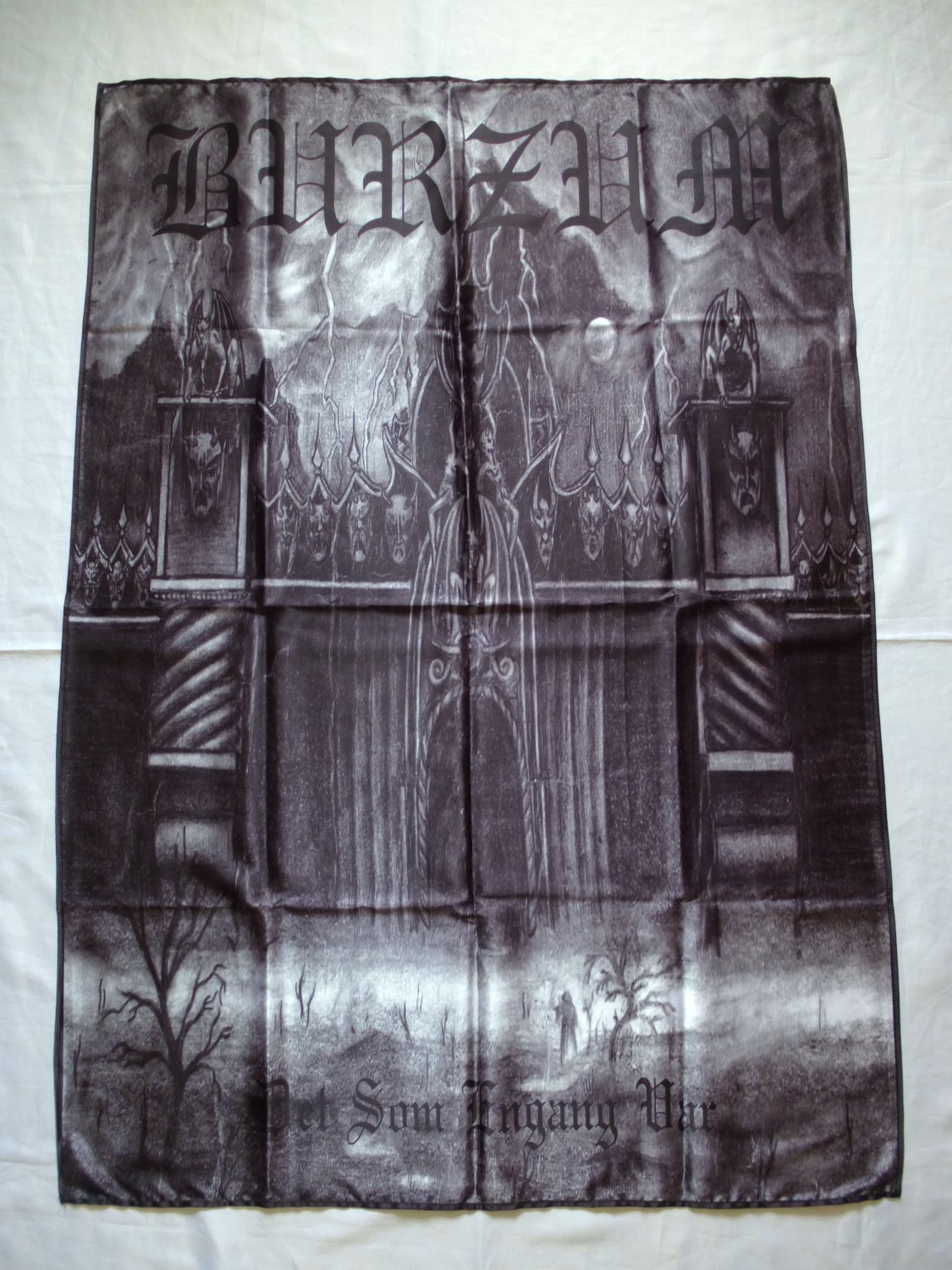 BURZUM - Det som engang var FLAG cloth POSTER Banner Norwegian Black METAL Euronymous Varg Vikernes