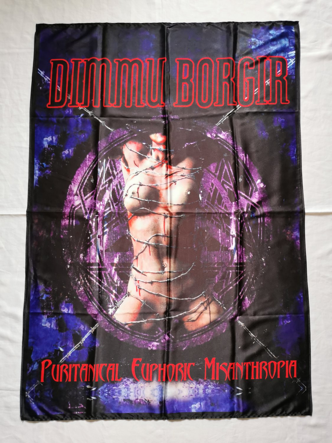 DIMMU BORGIR - Puritanical Euphoric Misanthropia FLAG POSTER Banner Black METAL Burzum