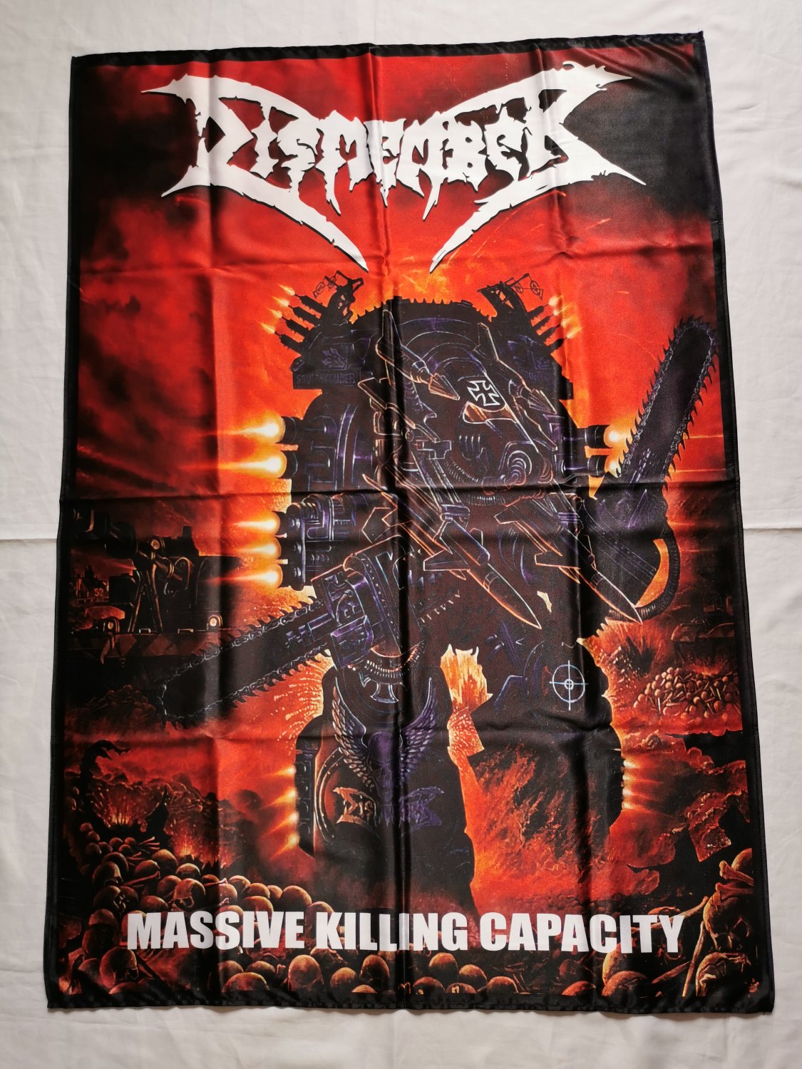 DISMEMBER - Massive Killing Capacity FLAG cloth POSTER Banner Death METAL