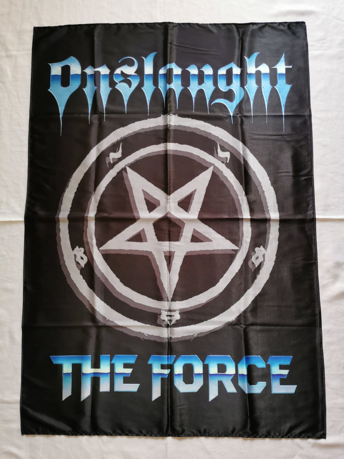 ONSLAUGHT - The force FLAG cloth POSTER Banner Thrash METAL Slammer Acid reign