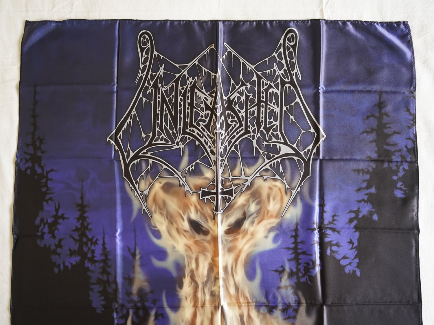 UNLEASHED - Midvinterblot FLAG cloth POSTER Banner Swedish Death METAL Entombed