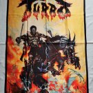 TURBO - Last warrior FLAG cloth POSTER Banner Thrash Death METAL Sodom Kreator