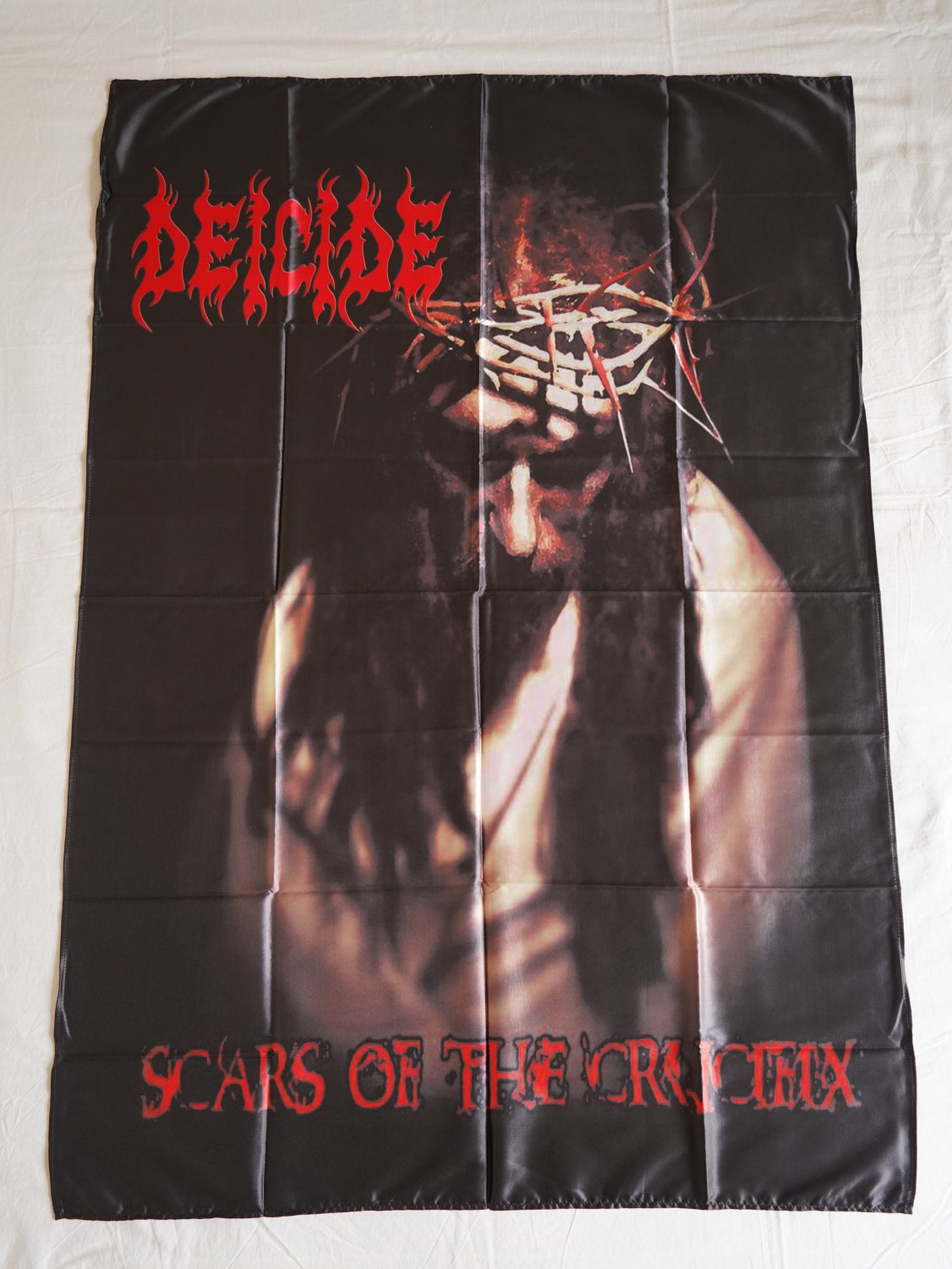 DEICIDE - Scars of sacrifice FLAG cloth POSTER Banner Death METAL Glen Benton