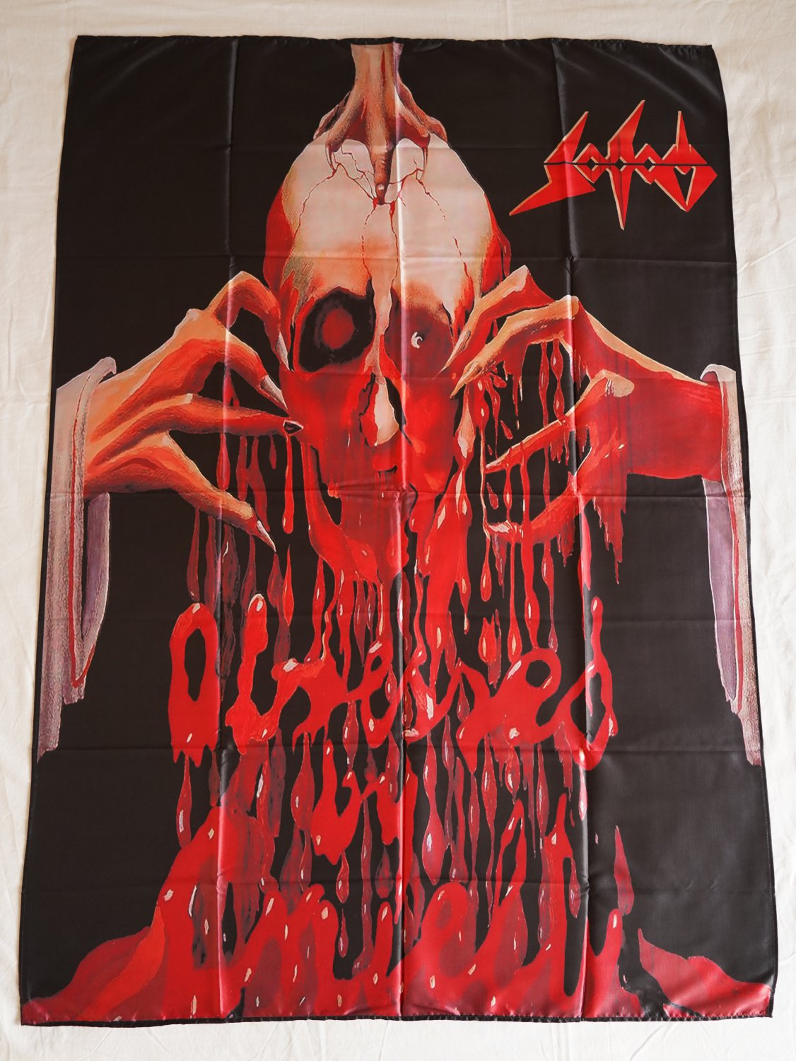 SODOM - Obsessed by cruelty FLAG cloth POSTER Banner Thrash METAL Angelripper