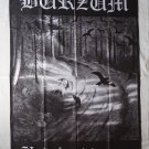 BURZUM - Hvis lyset tar oss FLAG cloth POSTER Banner Norwegian Black METAL Euronymous Varg Vikernes