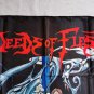 DEEDS OF FLESH - Gradually melted FLAG cloth POSTER Banner Death METAL
