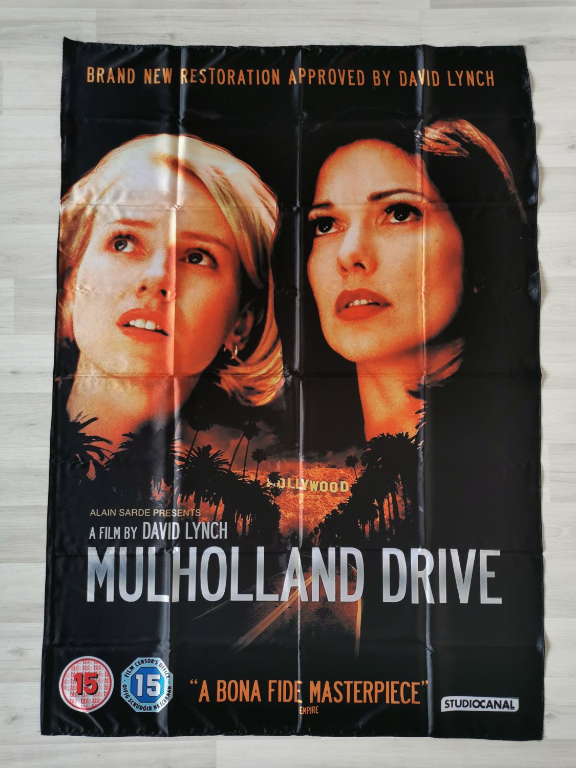 MULHOLLAND DRIVE movie film FLAG cloth Poster Banner David Lynch Naomi Watts
