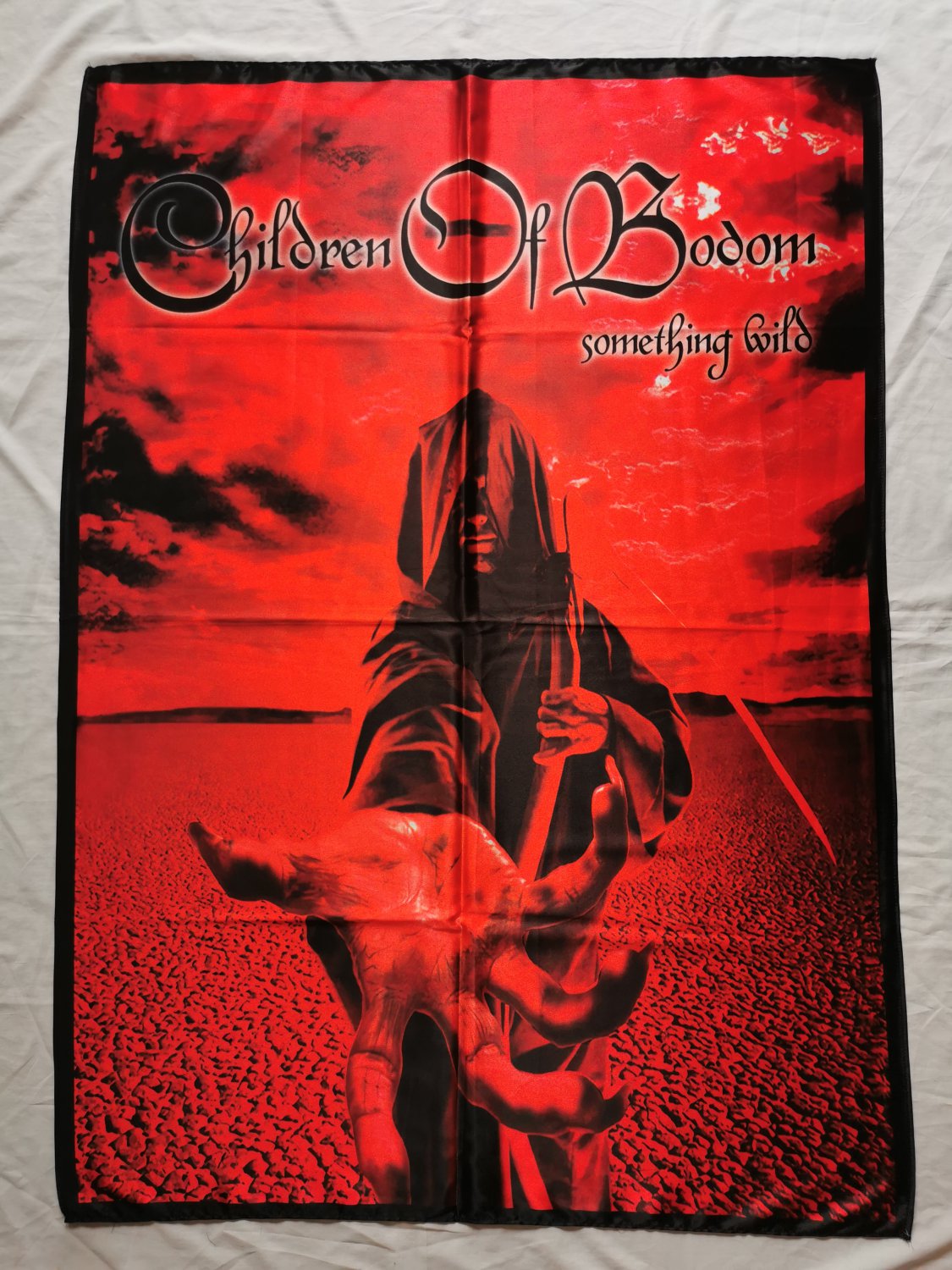 CHILDREN OF BODOM - Something wild FLAG cloth POSTER Banner Heavy METAL Alexi Laiho
